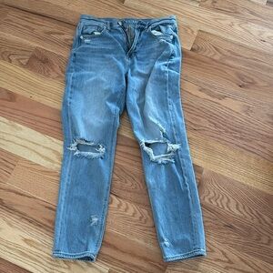 American Eagle Outfitters Light Blue Straight Leg Jeans
